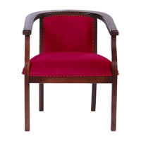 Latam Home - Sitial Stuttgart Tela Velvet Burdeo