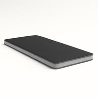 Flobal - Topper Black 1 Plaza 90X190X7Cm