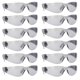 thumbnail image 2 of Gafas de seguridad BISON LIFE Crystal Grey, 12 pares, resistentes a los arañazos, 2 of 8