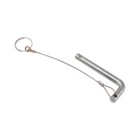 Ioensy - Pasador De Pila De Pesas Con Cuerda De Tracción, Pasador De Carga De Pesas Portátil, Pieza De Repuesto De 10Mm X 65Mm