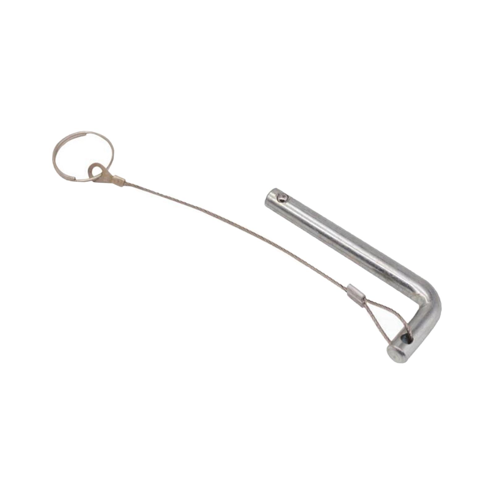 Ioensy - Pasador De Pila De Pesas Con Cuerda De Tracción, Pasador De Carga De Pesas Portátil, Pieza De Repuesto De 10Mm X 65Mm