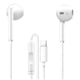 thumbnail image 2 of Audifonos Auriculares Manos libre Tipo C Usb Celular Android blanco, 2 of 6