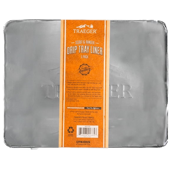 Accesorio para parrilla Traeger Grills BAC458 forro para bandeja de goteo Ranger/Scout