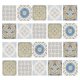 thumbnail image 5 of 20Pieces Mosaico Azulejos De Pared Pegatinas Cocina Baño Calcomanías Impermeables # 1, 5 of 5