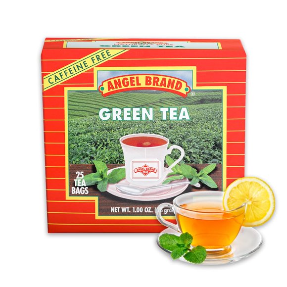 Angel Brand Té Verde 25 Bolsas sin cafeína