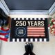 thumbnail image 2 of Alfombra de bienvenida SuQKXCo 43x74 cm Bandera de EE. UU. 250.º aniversario, 2 of 7