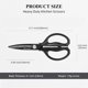 thumbnail image 3 of Sunnecko Kitchen Scissors All Purpose Heavy Duty Scissors Ti, 3 of 3