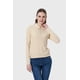 thumbnail image 1 of Polera Mujer Medio Cierre Estampado Beige, 1 of 4