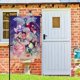 thumbnail image 2 of Steven Universe-bandera de jardín temática. Regalo perfecto para fans, amigos y familiares, ideal para actividades al aire libre y decoración de fiestas.28CM*45CM, 2 of 5
