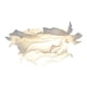 thumbnail image 1 of Pantalla De Lámpara De Papel, Cubierta De Luz Colgante De Techo, Pantalla De Flor Blanca, Decoración M, 1 of 5
