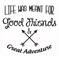 Rienda Libre Graphics - Decomural Good Friends Inspirational Ws-43912