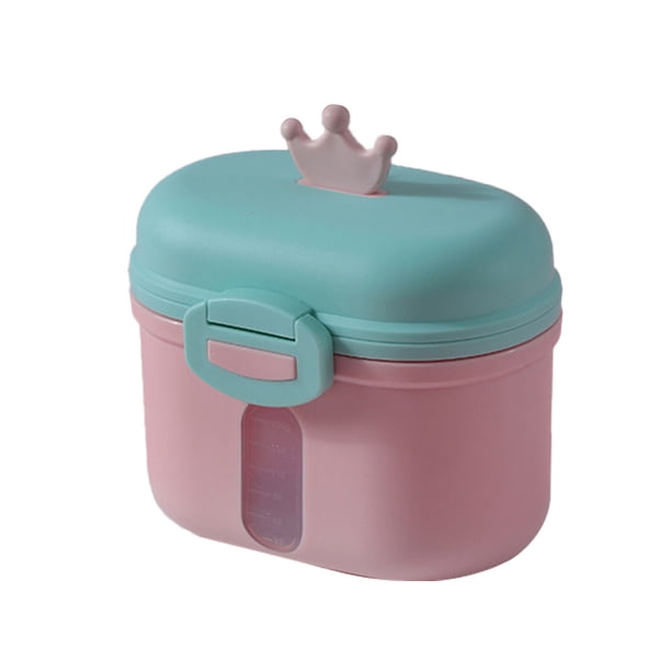 Contenedor portátil para fórmula de leche en polvo, para viajes, guarderías y actividades al aire libre.