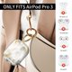 thumbnail image 2 of Funda SXboxing para AirPod Pro 3 con Hojas Doradas y Llavero, 2 of 7