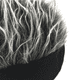 thumbnail image 2 of Gorra Con Peluca De Pelo Falso Gris Temático, 2 of 4