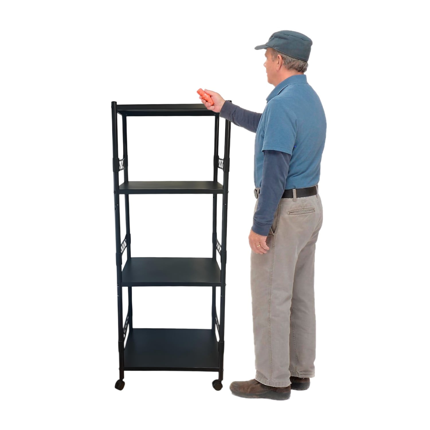 Prochef - Estante Deco 4 Bandejas Acero 50x40x132 Cm