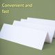 thumbnail image 4 of Tarjetas de carpa con nombre WTYONZEL – paquete de 30 unidades – 8,9 cm × 28 cm – blancas, 4 of 7