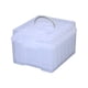 thumbnail image 5 of Caja de almacenamiento para fotos de 4 x 6 pulgadas, ideal para guardar tarjetas, manualidades, costura, álbumes de recortes, recibos, fotografías, su Transparente, 5 of 5