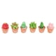 thumbnail image 3 of Mini Plantas Suculentas Artificiales, Bonito Cactus De Resina Con Maceta Especial, 6 Uds., 3 of 5