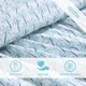 thumbnail image 5 of Juego de sábanas Tommy Bahama Palmtastic Blue Algodón Percale Queen, 5 of 8