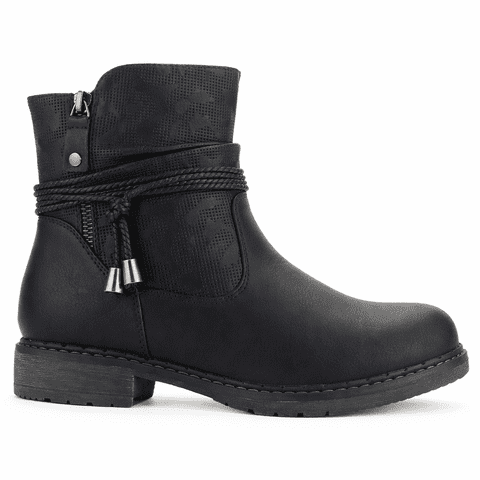 Botin Negro Mujer Casual Chalada Torke