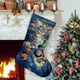 thumbnail image 1 of Buzz Lightyear Tema: Calcetines de Navidad, fino lino blanco para colgar en escaleras y chimenea, decoración navideña para el hogar, regalo de Navidad. 45cm × 32cm, 1 of 5