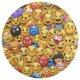 thumbnail image 3 of Emoji Alfombra Redonda de Felpa Coral, Antideslizante, No Desprende Pelusas, Lavable y Duradera para Salón, Dormitorio y Habitación de Niños 60cm, 3 of 6