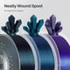 thumbnail image 2 of Filamento para impresora 3D ELEGOO PLA de 1,75 mm Galaxy Black, 1 kg, 2 of 3