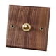 thumbnail image 1 of Placa De Interruptor De Iluminación De Madera, Interruptor De Palanca De Latón De Primera Calidad Para Bar, Cocina Y Oficina, 1 of 5