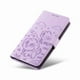 thumbnail image 2 of Funda Cartera para iPhone 14 Pro Max Perro Cachorro Grabado con Tarjetas Soporte Correa Morado, 2 of 6