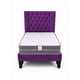 thumbnail image 1 of Cama de Plaza y Media Morado + Colchon Semi ortopedico 1.5, 1 of 2