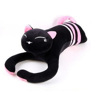 Oem - Peluche Almohada Alargado De Gato 75Cm Rosa