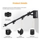 thumbnail image 3 of Soporte de pared Boom Arm K&F CONCEPT de 39.4 pulgadas para luz anular, 3 of 7