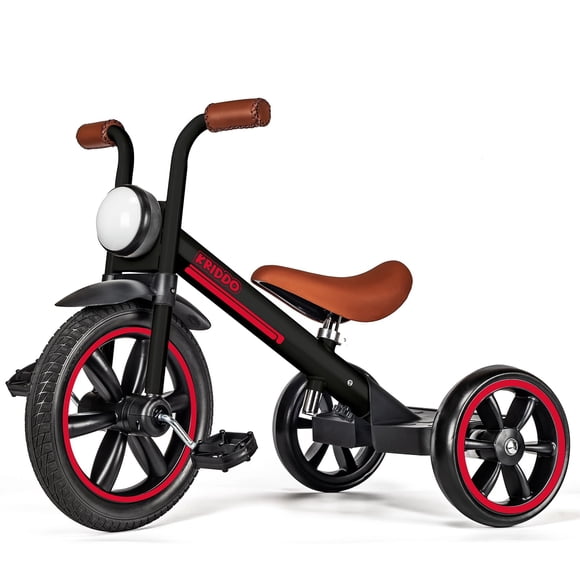 Triciclo KRIDDO para niños de 2 a 5 años con rueda de 30 cm, sin pinchazos