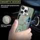 thumbnail image 2 of Funda Resistente para iPhone 16 Pro Max con Tarjetero y Soporte, Diseño Magnético Verde, 2 of 5