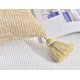 thumbnail image 2 of 2x Funda Cojin Decorativo 45x45 Estilo Boho Larentia Algodon Beige, 2 of 8