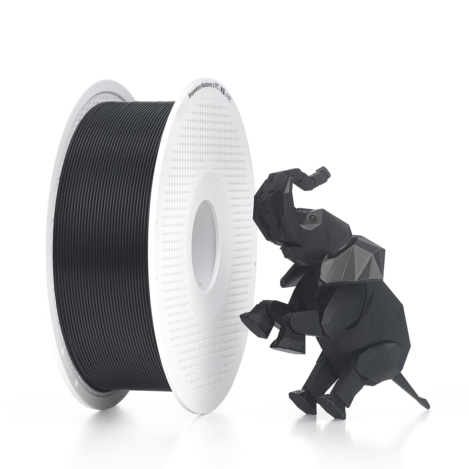 Filamento Para Impresora 3d Bambulab Pla 1kg 1.75mm Negro