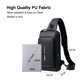 thumbnail image 3 of Bolsa bandolera FANDARE 41x15x81 cm USB impermeable negra, 3 of 6