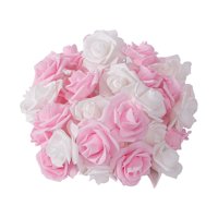 Magideal - Guirnalda De Luces Led Con Forma De Rosa, 20 Led, Arreglo Floral, Guirnalda De Luces Decorativa Para San Valentín, 300Cm Para Cumpleaños Y Día De San Blanco Rosa