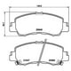 thumbnail image 2 of Pastillas Freno para auto Mitsubishi Eclipse Cross 2018-2021 Delantero, 2 of 4