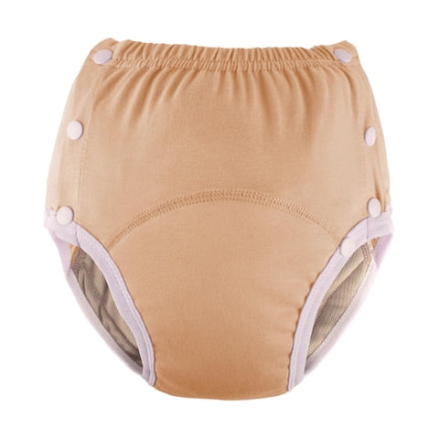 Magideal - Pañal De Tela Para Adultos, Cubierta De Pañal Lavable, Protección Contra Fugas, Ropa Interior Para Incontinencia Para Ancianos, Cintura Duradera De Naranja