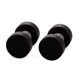 thumbnail image 2 of Madera Madera Mujeres Pendientes Stud Earrings Plugs Piercings Tornillo 8mm Negro, 2 of 4