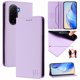 thumbnail image 1 of Funda Billetera con Soporte para Xiaomi Poco M7 4G Bloqueo RFID Plegable Morado claro, 1 of 6
