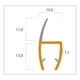 thumbnail image 5 of Burlete Shower Door 8mm Aleta Lateral Flex Trans 2,2mts Dvp, 5 of 5