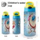 thumbnail image 2 of Ren y Stimpy Botella de Agua con Tapa Pop Top de Un Toque, Acero Inoxidable, a Prueba de Fugas, para Deportes, Botella Infantil azul 12 oz, 2 of 6