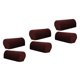 thumbnail image 3 of Juego de 6 muebles de franela Sofá Reposabrazos Cubiertas Protectores Café oscuro, 3 of 5