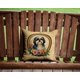 thumbnail image 2 of Almohada Decorativa Shih Tzu Flowers 14x14 Cm, 2 of 7