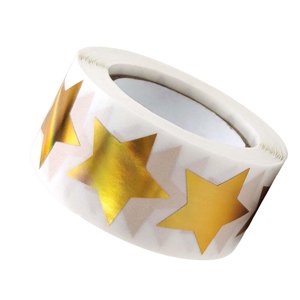Magideal - 500X Pegatinas De Estrellas Autodecorativas Pegatinas Diy Calcomanías Pegatinas De Incentivo Etiquetas Para Suministros De Fiesta Postal Cumpleaños Es Estilo F