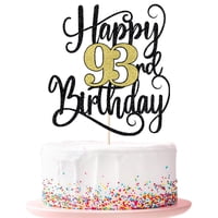 Decoración De Tarta Ruscalin Para Fiesta De Cumpleaños Número 93 De Ruscalin