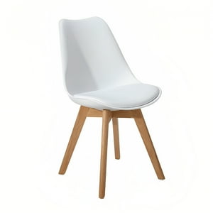 Klik Muebles - Silla Tulip Acolchada - Blanca