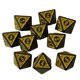 thumbnail image 3 of 10 Uds. Dados De 15mm Dados De Acrílico Para Juegos De Fiesta Juego De Dados De 8 Caras Para Fiesta KTV Amarillo, 3 of 5
